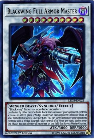 Blackwing Full Armor Master - LED3-EN023 - Ultra Rare