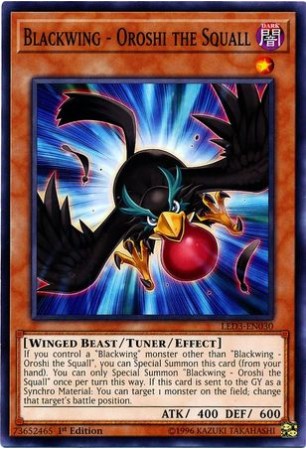 Blackwing - Oroshi the Squall - LED3-EN030 - Common
