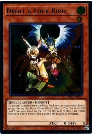 Droll & Lock Bird - OP08-EN001 - Ultimate Rare