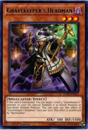 Gravekeeper's Headman - SOFU-EN012 - Rare