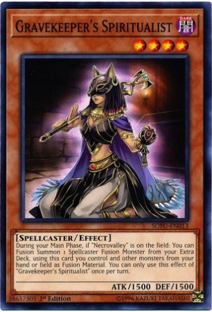 Gravekeeper's Spiritualist - SOFU-EN013 - Common