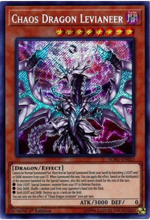 Chaos Dragon Levianeer - SOFU-EN025 - Secret Rare