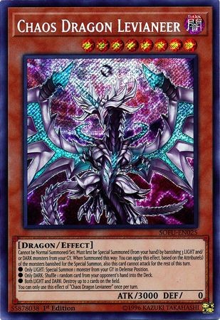 yugioh chaos dragon levianeer deck Yu-Gi-Oh! - - SOFU-EN025 - Soul Fusion - Unlimited Edition apply the following effect CHAOS DRAGON LEVIANEER DECK DUEL