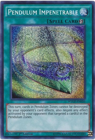 Pendulum Impenetrable - WSUP-EN050 - Prismatic Secret Rare