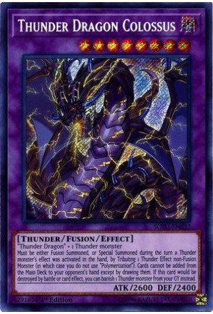 Thunder Dragon Colossus - SOFU-EN037 - Secret Rare