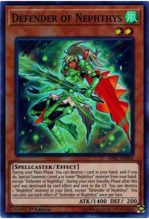 Defender of Nephthys - HISU-EN004 - Super Rare