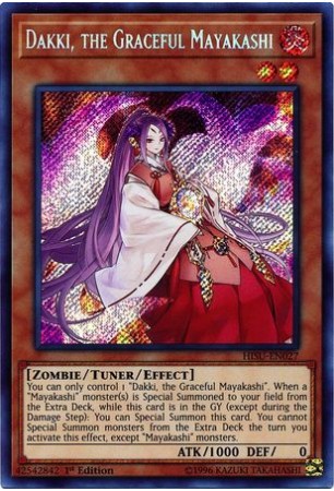 Dakki, the Graceful Mayakashi - HISU-EN027 - Secret Rare