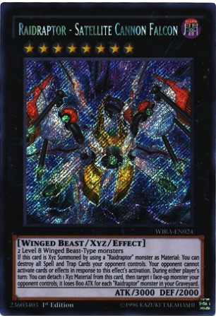 Raidraptor - Satellite Cannon Falcon - WIRA-EN024 - Secret Rare