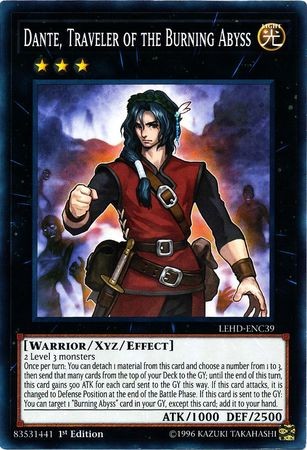 Dante, Traveler of the Burning Abyss - LEHD-ENC39 - Common - Duelshop