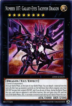 Number 107: Galaxy-Eyes Tachyon Dragon - OP09-EN019 - Common
