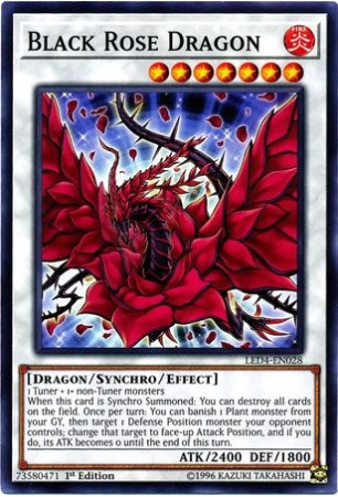 Black Rose Dragon - LED4-EN028 - Common