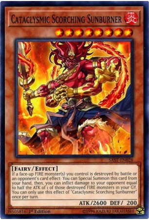 Cataclysmic Scorching Sunburner - SAST-EN028 - Common