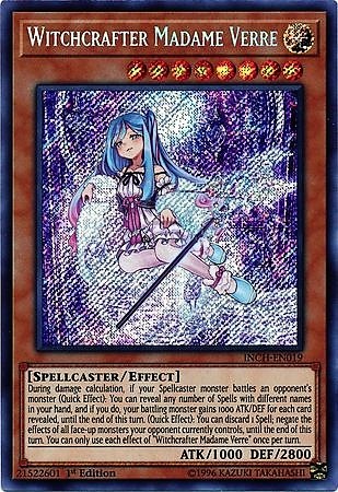 Witchcrafter Madame Verre - INCH-EN019 - Secret Rare - Duelshop