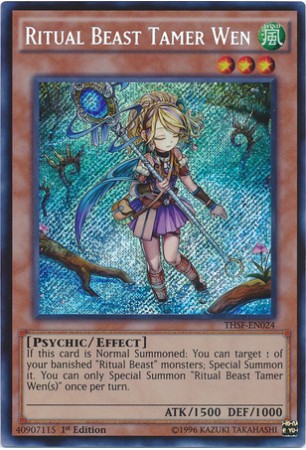 Ritual Beast Tamer Wen - THSF-EN024 - Secret Rare