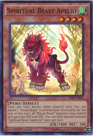 Spiritual Beast Apelio - THSF-EN025 - Super Rare