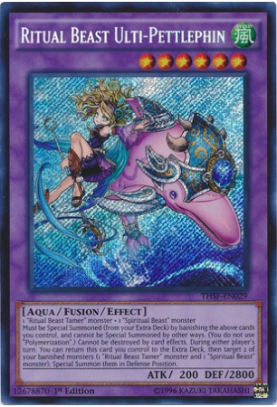 Ritual Beast Ulti-Pettlephin - THSF-EN029 - Secret Rare