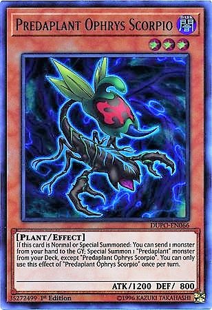 Predaplant Ophrys Scorpio - DUPO-EN066 - Ultra Rare - Duelshop