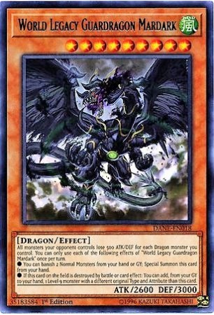 World Legacy Guardragon Mardark - DANE-EN018 - Rare