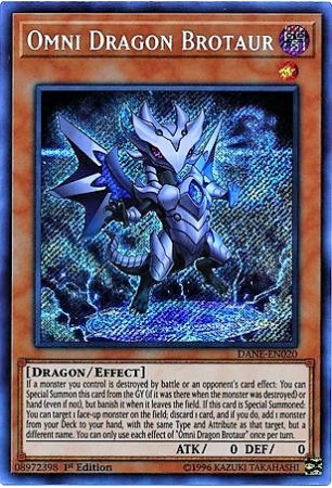 Omni Dragon Brotaur - DANE-EN020 - Secret Rare