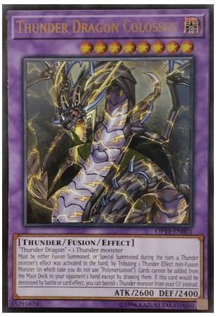 Thunder Dragon Colossus - OP10-EN001 - Ultimate Rare