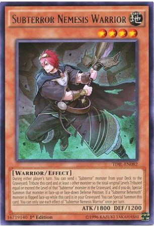 Subterror Nemesis Warrior - TDIL-ENSE3 - Super Rare