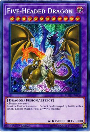 Five-Headed Dragon - BLHR-EN000 - Secret Rare