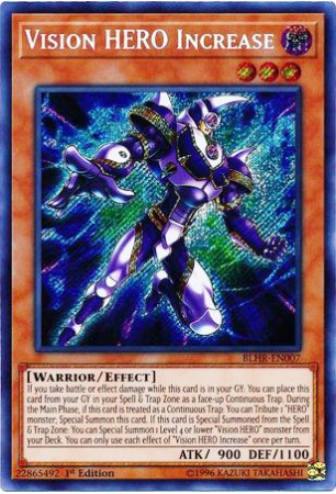 Vision HERO Increase - BLHR-EN007 - Secret Rare