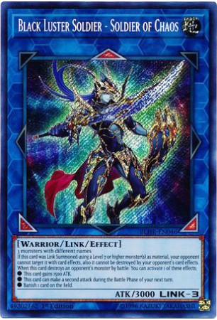 Black Luster Soldier - Soldier of Chaos - BLHR-EN046 - Secret Rare