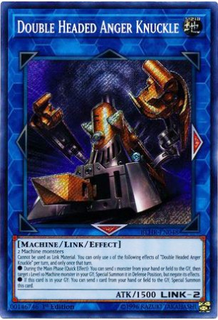 Double Headed Anger Knuckle - BLHR-EN048 - Secret Rare