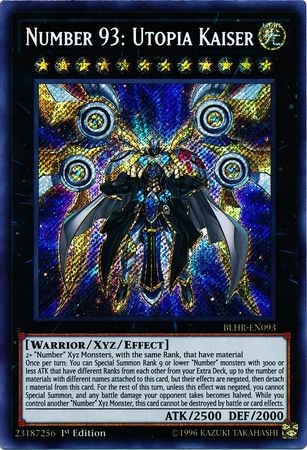 Qカード Number 93: Utopia Kaiser - BLHR-EN093 - Secret Rare - Duelshop