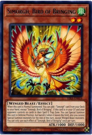 Simorgh, Bird of Bringing - RIRA-EN018 - Rare