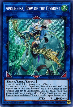 appaloosa yugioh card Apollousa, Bow of the Goddess [MP20-EN126] Ultra Rare | Single Once per Chain Apollousa, Bow of the Goddess