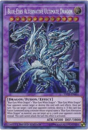 Blue-Eyes Alternative Ultimate Dragon - TN19-EN001 - Prismatic Secret Rare