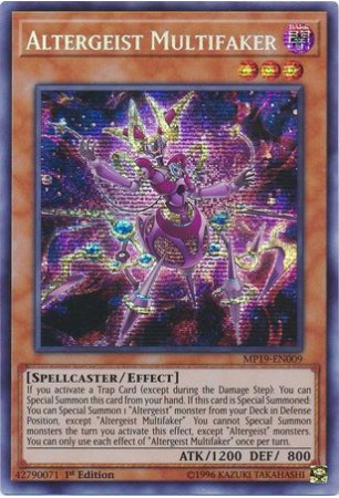 Altergeist Multifaker - MP19-EN009 - Prismatic Secret Rare