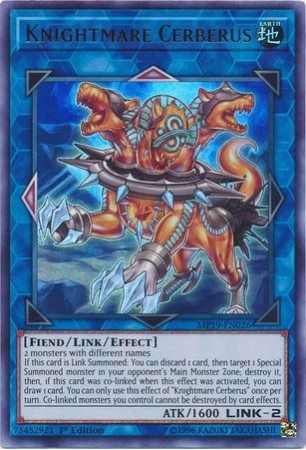 Knightmare Cerberus - MP19-EN026 - Ultra Rare