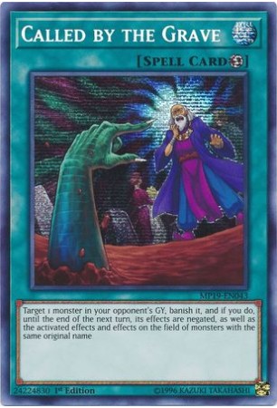 Called by the Grave - MP19-EN043 - Prismatic Secret Rare