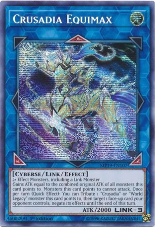 Crusadia Equimax - MP19-EN107 - Prismatic Secret Rare