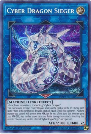 Cyber Dragon Sieger - MP19-EN108 - Prismatic Secret Rare