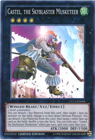 Castel, the Skyblaster Musketeer - CT12-EN006 - Super Rare