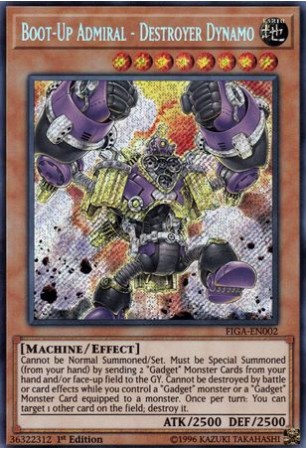 Boot-Up Admiral - Destroyer Dynamo - FIGA-EN002 - Secret Rare