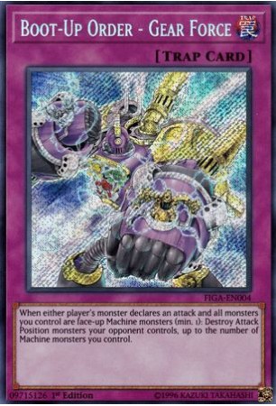 Boot-Up Order - Gear Force - FIGA-EN004 - Secret Rare