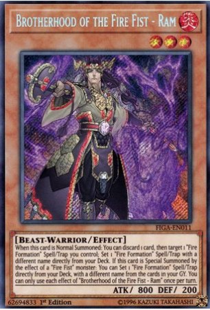 Brotherhood of the Fire Fist - Ram- FIGA-EN011 - Secret Rare