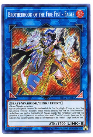 Brotherhood of the Fire Fist - Eagle - FIGA-EN016 - Secret Rare