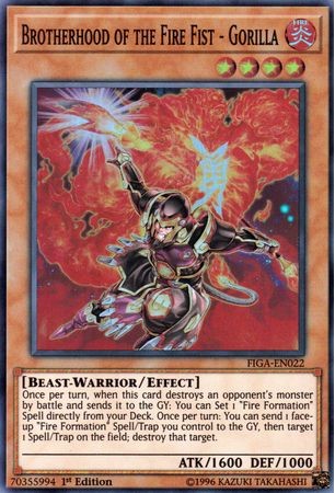 Brotherhood of the Fire Fist - Gorilla - FIGA-EN022 - Super Rare