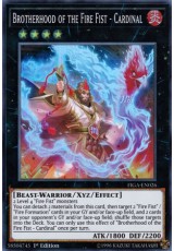 Brotherhood of the Fire Fist - Cardinal - FIGA-EN026 - Super Rare