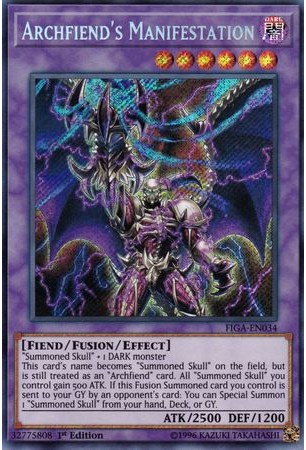 Archfiend's Manifestation - FIGA-EN034 - Secret Rare