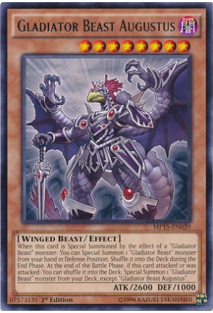 Gladiator Beast Augustus - MP15-EN020 - Rare