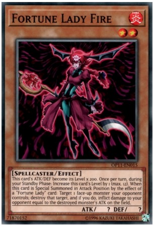 Fortune Lady Fire - OP11-EN015 - Common