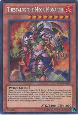 Thestalos the Mega Monarch - PRIO-EN035 - Secret Rare