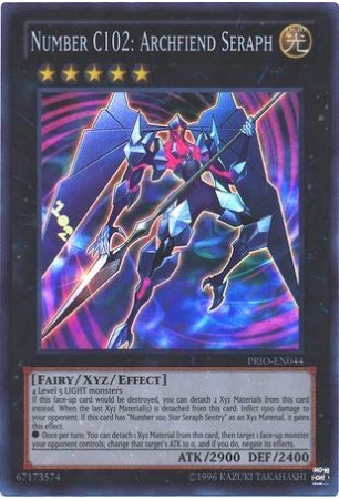 Number C102: Archfiend Seraph - PRIO-EN044 - Super Rare